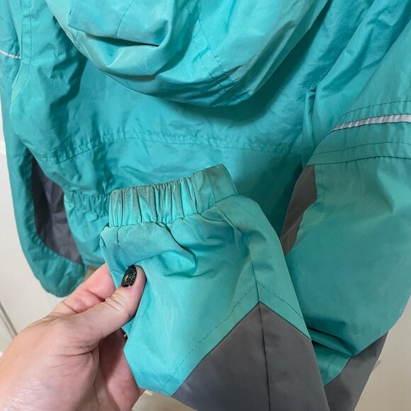 London Fog Zip-Front Rain Kids Jacket Girls 10/12 M - Picture 11 of 11